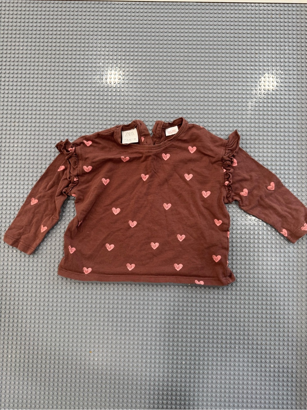 Zara long sleeve top size 9-12month